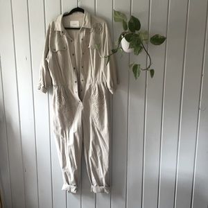 Anthropologie utility jump suit